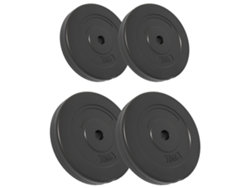 Conjunto 4 Disco De Pesas VIDAXL Plástico