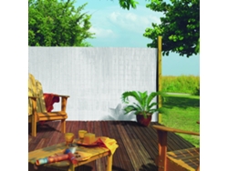 Cañizo Sintético NORTENE Plasticane Oval 300X150 Cm Malla de Ocultación para Jardín Y Terrazas 85% Ocultación Color Blanco