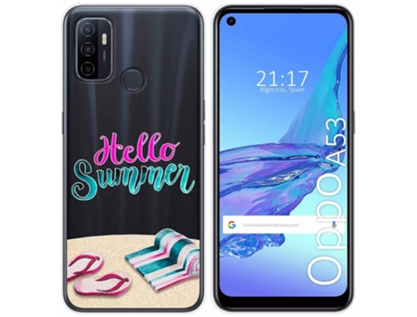Carcasa Oppo A53 / A53s TUMUNDOSMARTPHONE Dibujos Transparente