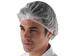 100 Gorros Desechables De Red Para El Cabello, De Tela No Tejida Y Elásticos.