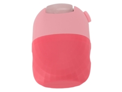 Rodillo De Masaje Facial De Silicona Con Piedra De Jade Y Hielo: Herramienta Reafirmante Para El Cuidado De La Piel, Color Rosa.