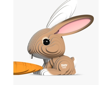 Puzzle EUGY Rabbit 3D 36 peças Animais