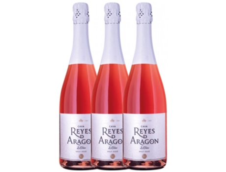 Espumante REYES DE ARAGÓN Reyes De Aragón Rosado Grenache Brut Calatayud Crianza (0.75 L - 3 unidades)