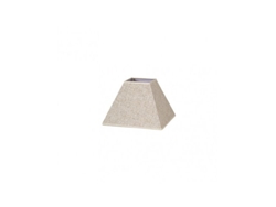 Pantalla Piramide Tenorio E27 Lino beige 25dx11dx18h