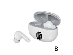 Auriculares Inalámbricos Nivel Alta Fidelidad Sonido Envolvente Tridimensional Pantalla YIZHOOD Bluetooth Blanco