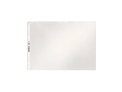 Funda para documentos Leitz, A4 horizontal, PP, texturizada, 0,12 mm, abierta en la parte superior, calidad de archivo, con inserto de papel, perforada, Esselte Leitz (4724 00 03)