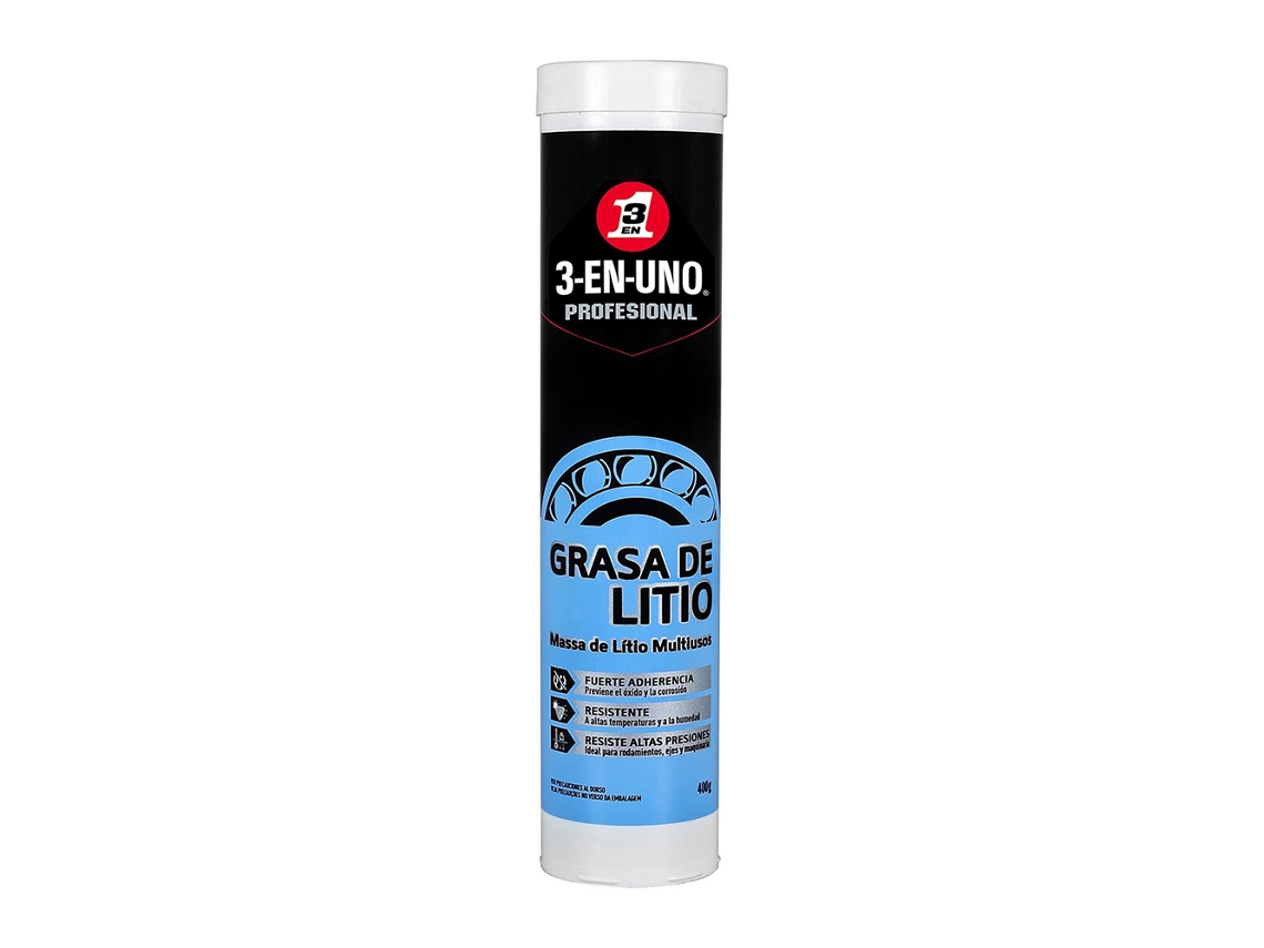 Masilla de Litio Multiusos Cartucho WD-40 3-EN-UNO 400G