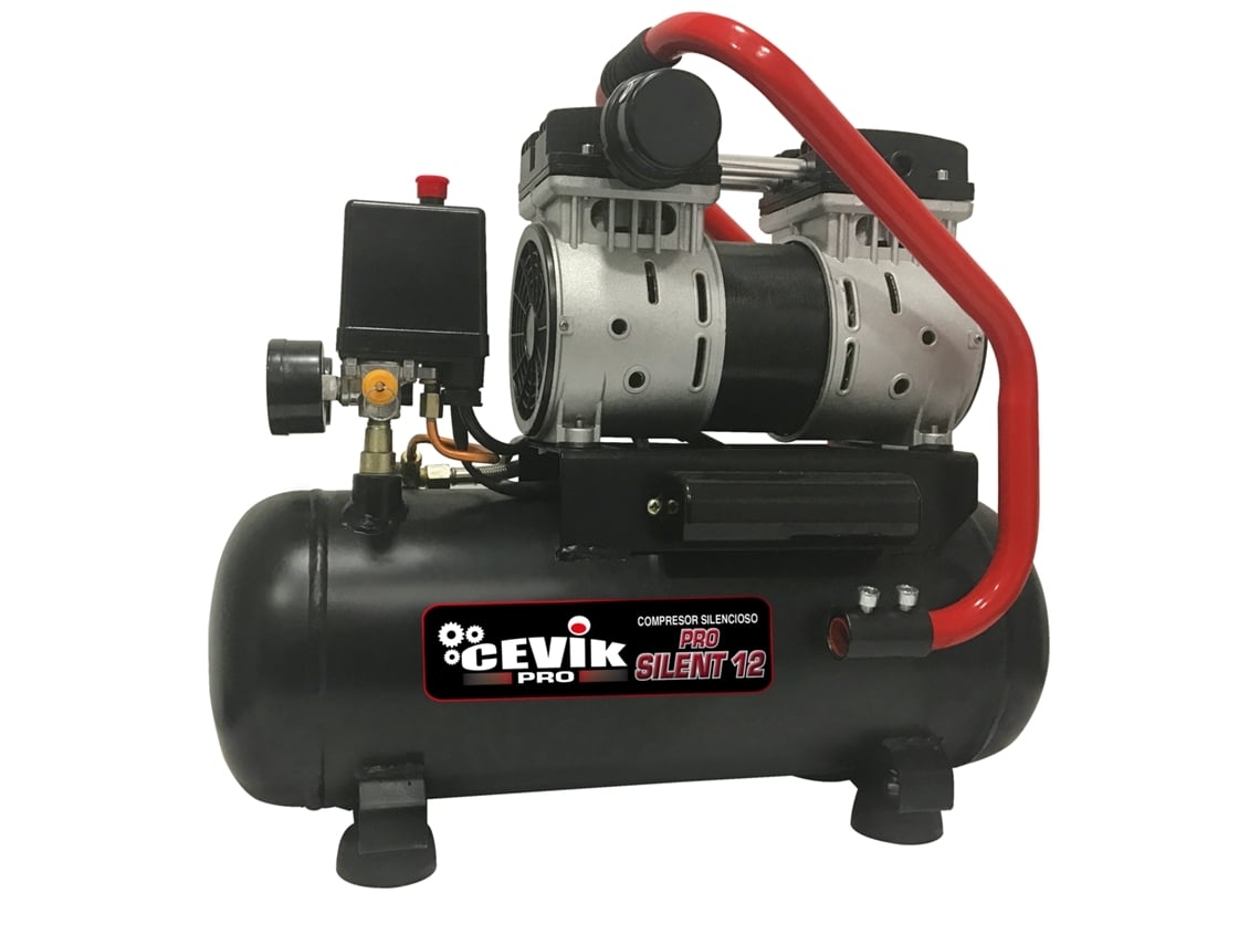 Compresor Silencioso 12L 1Hp Ews12 Cevik