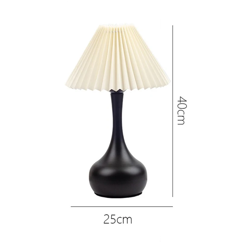 Lámpara de mesa plegable de estilo nórdico (grande, negra, 3 colores), bricolaje, 5 V, USB, 220 V