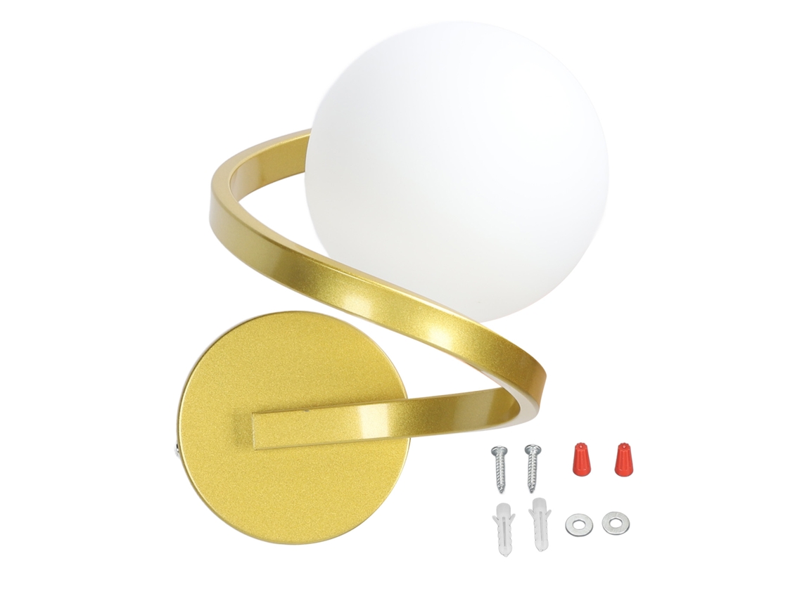 Rebe-lámpara De Pared Led Con Base G9 Cristal Blanco Moderno Espiral Para Escalera Salón Dormitorio Pasillo