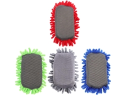 Interruptores Quadro brancos, acessórios práticos para sala de aula em chenille e esponja, conjunto de 4.