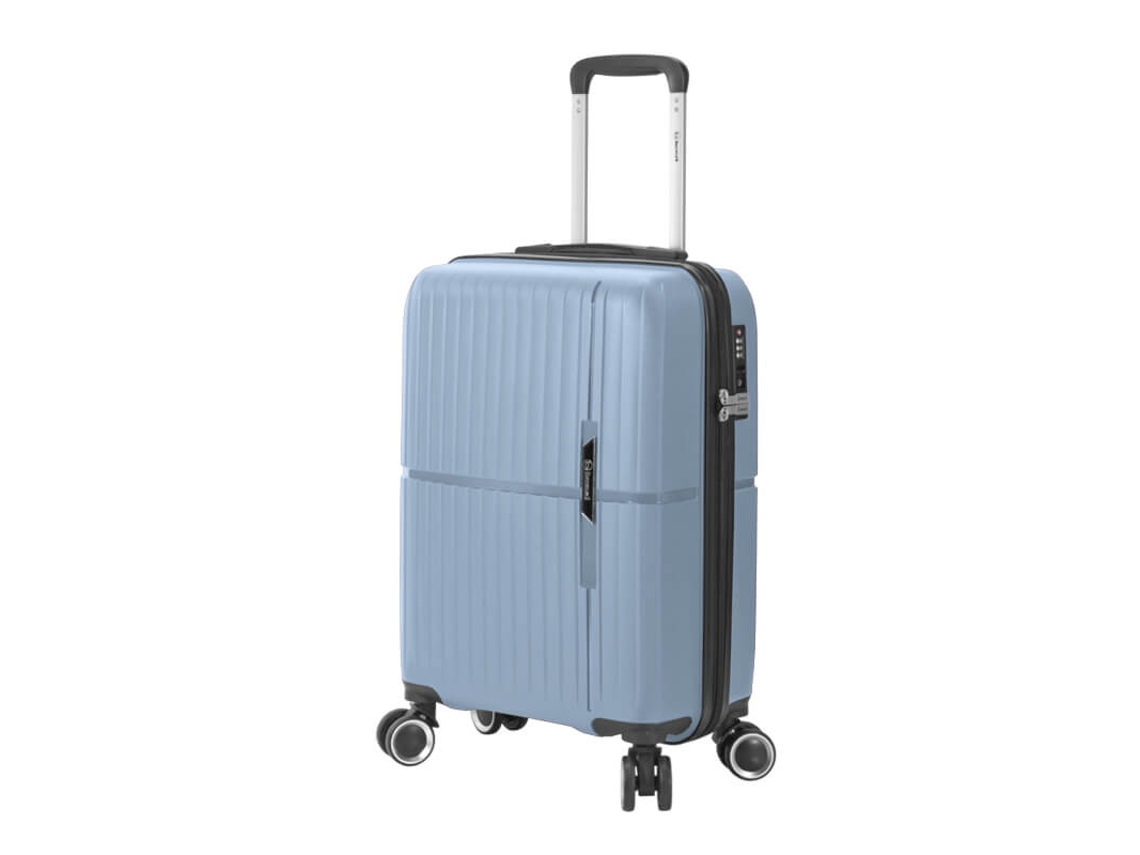 Maleta de cabina / Trolley 55cm 4 ruedas Bz5754 Azul Claro Benzi