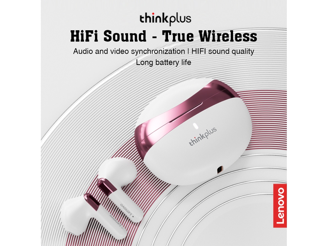 Fone De Ouvido Lenovo Thinkplus Lp11 True Wireless Hifi Som Estéreo Bluetooth 5.1 Longa Bateria