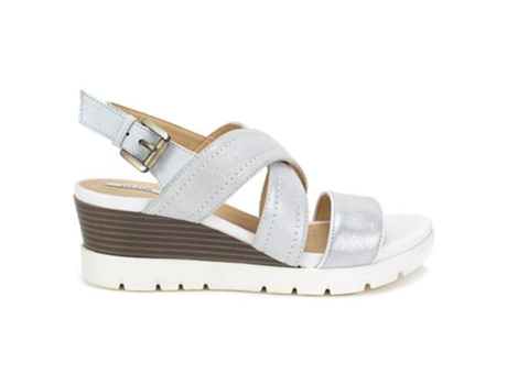 Sandalias GEOX Material sintético Mujer (38 EU - Gris)