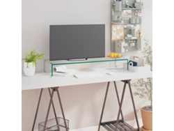 Suporte/Mueble de TV/Monitores en Cristal Transparente 90X30X13 Cm