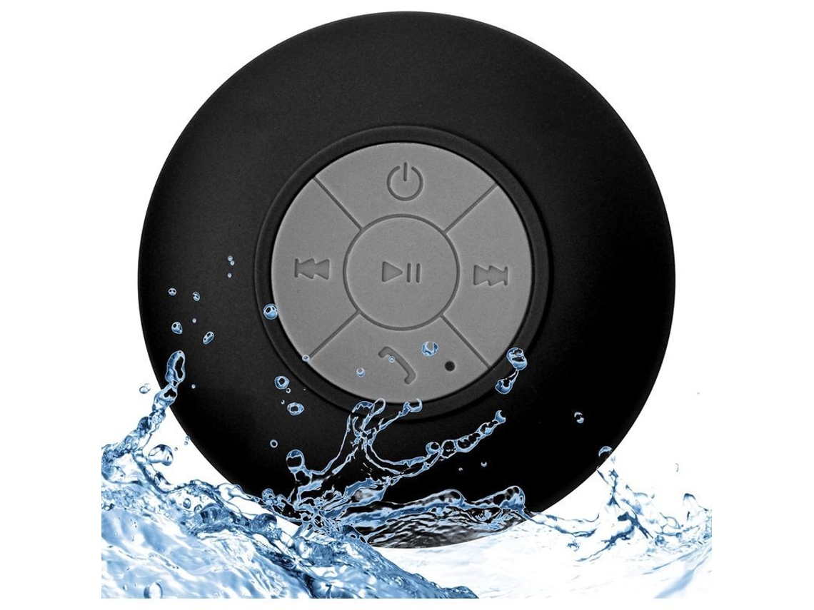 Altavoz Portátil Bluetooth Para Ducha Con Certificación Ipx4 De Resistencia Al Agua Y Micrófono Inalámbrico Manos Libres.
