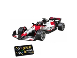 Amarillotrasped Hg4-234 Rtr 1/64 2.4g Mini Rc F1 Aleación 3 Vel App Led Escritorio Colección Regalo Niños