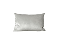 Cojín Rectangular De Terciopelo Gris 50x30 Cm - Nauru