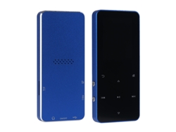 Reproductor MP4 Eifson + Tarjeta de memoria de 64 GB + Auriculares con cable (azul)