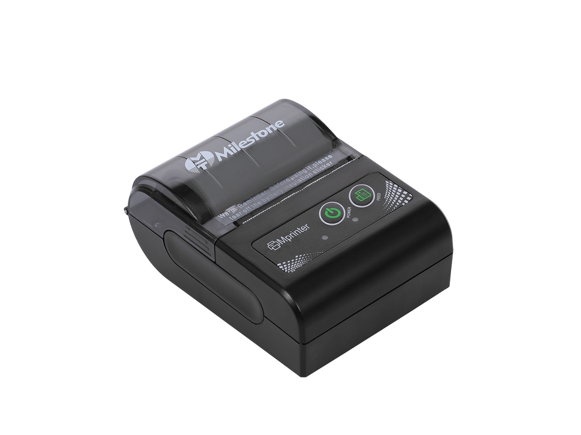Impresora Térmica Mini De Recibos Mht-p10 De 58mm Usb Bt Para Android Ios Con Enchufe Uk