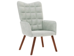 Sillón De Relax | Silla De Relajación De Terciopelo Gris Claro