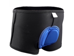 Pantalones Cortos De Ciclismo Para Hombre, Con Cojín De Asiento De Silicona 3d Engrosado Azul Siurn (m)