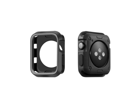 Carcasa de Protección Reforzada para Apple Watch Se (2022) 44mm GIFT4ME Negro/Gris