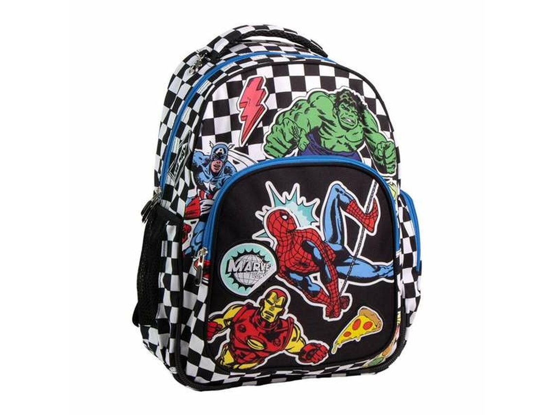 Mochila escolar negra de Los Vengadores