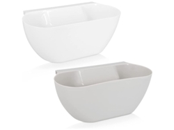 Vasos De 3,8 L Para La Recogida De Residuos De Cocina - Contenedor Colgante De 28 X 13,5 X 11 Cm Para Encimera