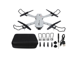 Dron Cuadricóptero Xt1 Rc Con Cámara Hd 4k, Sistema Para Evitar Obstáculos, Wifi, Plegable, Color Gris.