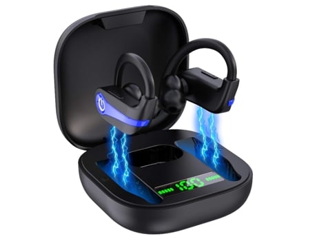Auriculares sin cables, auriculares Bluetooth 5.1 con auriculares intrauriculares con micrófono, auriculares Bluetooth 40H CHRONUS