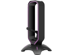 Soporte Para Auriculares Rgb - Auriculares - Monitor De Escritorio Con 2 Puertos Usb - Accesorio - (negro)