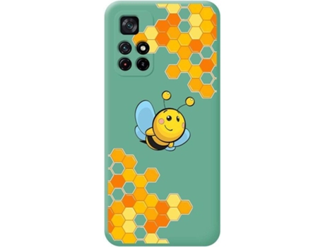 Carcasa Xiaomi POCO M4 Pro 5G TUMUNDOSMARTPHONE Abeja Verde