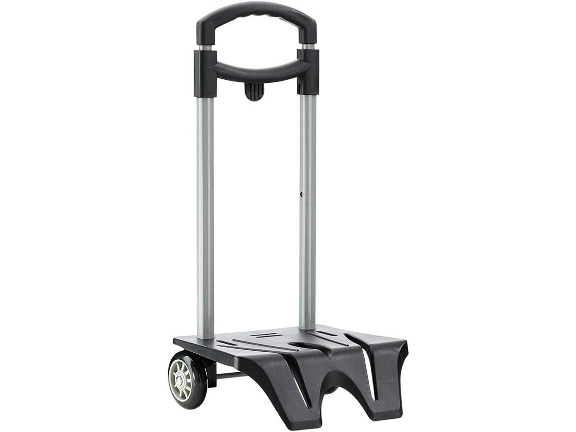Miquelrius Carrito Portamochilas Trolley Extensible - Negro