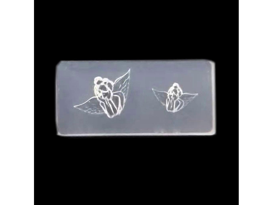Molde 3D Mini Angel Series para estampar uñas, plantilla para uñas, molde de resina epoxi cristalina, plantilla para decoración de uñas Hengrongshen