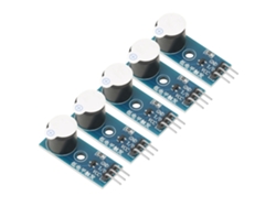 5 Módulos De Zumbador Activo De 3,3 V A 5 V Con Alarma Para Juguetes Electrónicos, Dispositivos De Alarma Y Temporizadores.