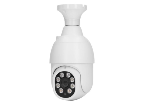 Cámara de Seguridad Exterior Wifi Inalámbrica Vigilancia Remota de Alta Definición con Visión Nocturna con Base de Interfaz E2 HURRISE