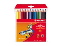 Lápices de colores Trio Stabilo. 18 unidades