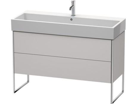 DURAVIT XSquare Vanity unit vertical 118.4x 46.0 cm, 2 cajones, para lavabo Vero Air 235012