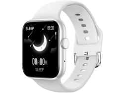Reloj inteligente con monitor de actividad física de 1.72" táctil, recordatorio de mensajes y llamadas, presión arterial y frecuencia cardíaca Bestvite (blanco)
