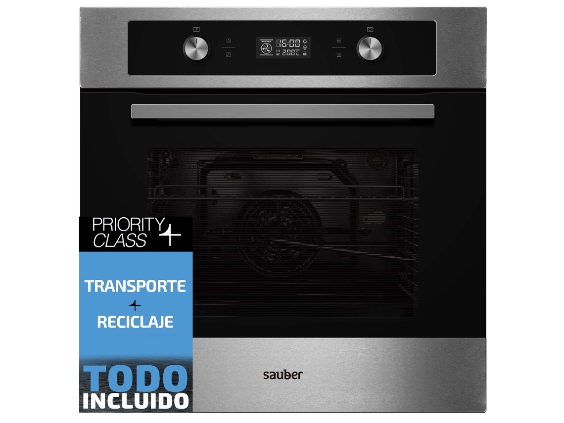 Horno SAUBER SHMP01I a pirolitico multifuncion con display inox