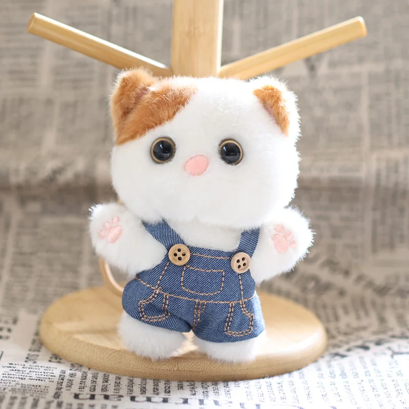 (estilo 2) Llavero De Gato Esponjoso De 13 Cm, Adorno Para Bolso.