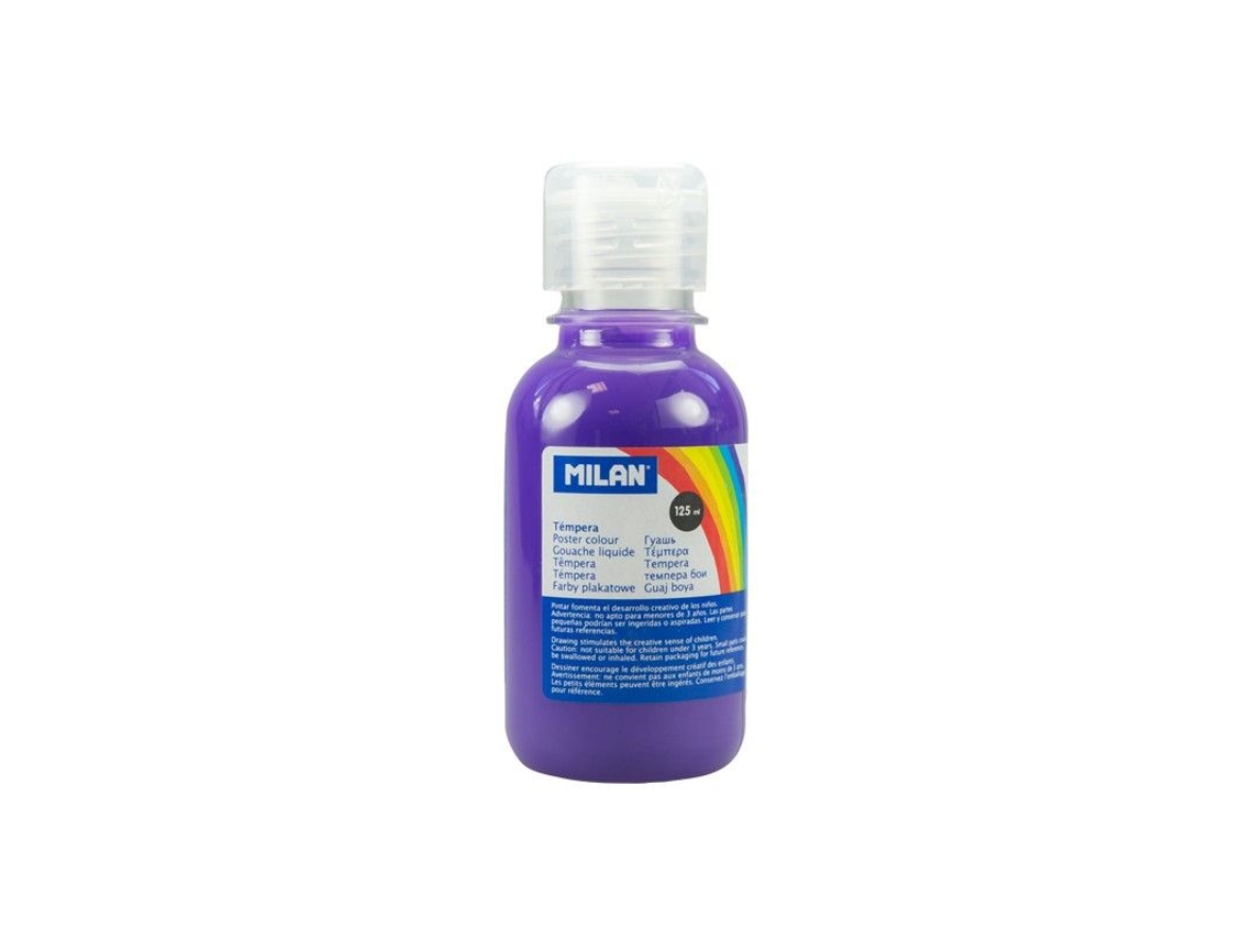 Botella de Tempera Líquido MILAN Lila 125ml