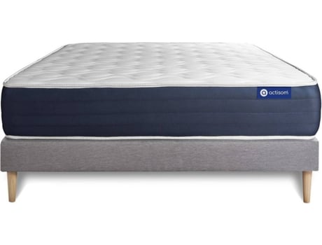 Conjunto de Somier + Colchón ACTISOM Actilatex Sleep (Gris - 120x190cm)