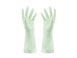 1 Par De Guantes Para Lavar Platos, Impermeables, De Pvc, Reutilizables, Para Limpieza Del Hogar
