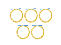 2026velora-5pcs Cable De Fibra Óptica Extensión Modo Simple Lszh Telecom Grade Saltos De Fibra Óptica