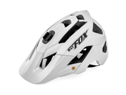 Cascos De Bicicleta De Montaña Para Adultos Y Adolescentes (56-62 Cm, Blancos)