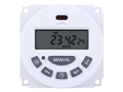 Timer Digital De Alta Precisão Com Display Lcd Mini Comutador De Tempo Controle Temporizado (12v)
