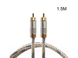 Cable RCA para subwoofer, cable de audio coaxial digital 1 RCA a 1 RCA LALAMOLI