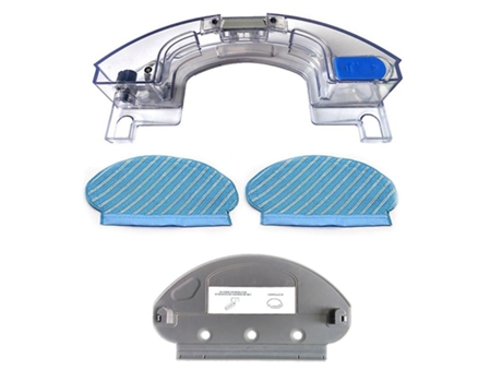 Kit de tanque de água de rack de pano para aspirador de pó ecovacs deebot ozmo 950